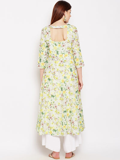Lyla Floral Polycotton Kurta