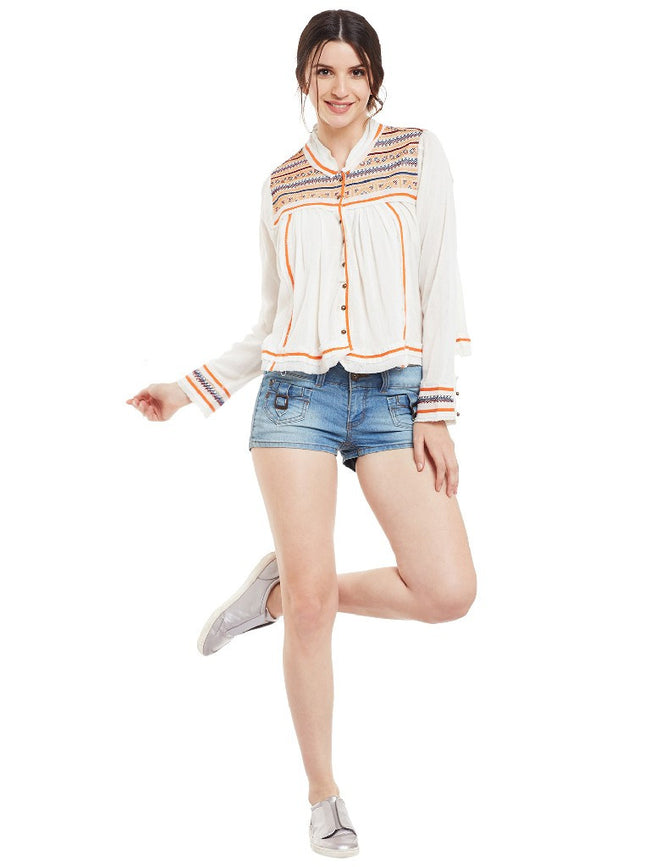 Offwhite-embroidered-front-open-top-