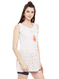 Offwhite-embroidered-top-with-front-tassel