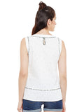 Pleated-solid-white-top