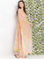 Peach Chiffon Dupatta