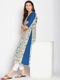 Offwhite Channderi Layered Kurta